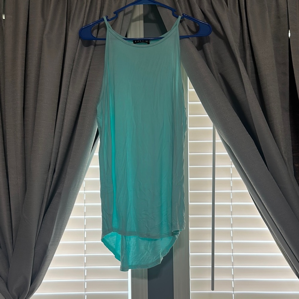 Elegant Mint Green Tank Top